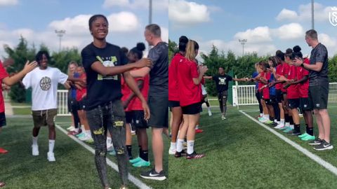 Super Falcons: Stade de Reims give Rofiat Imuran and Tosin Demehin special welcome