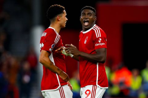 Taiwo Awoniyi scored the opening goal for Nottingham Forest || Imago