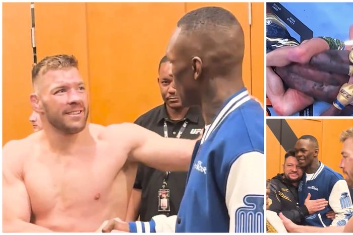 Dricus Du Plessis welcomed Israel Adesanya in his corner after their intense encounter at UFC 305.