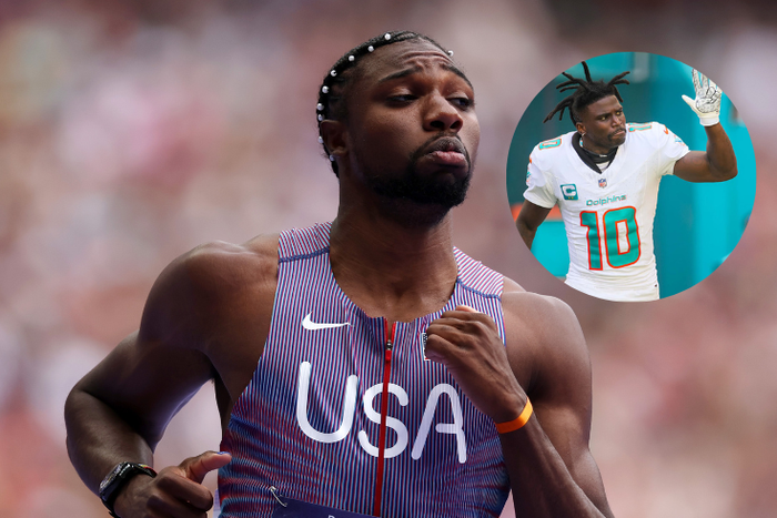 Noah Lyles' ultimatum to Tyreek Hil
