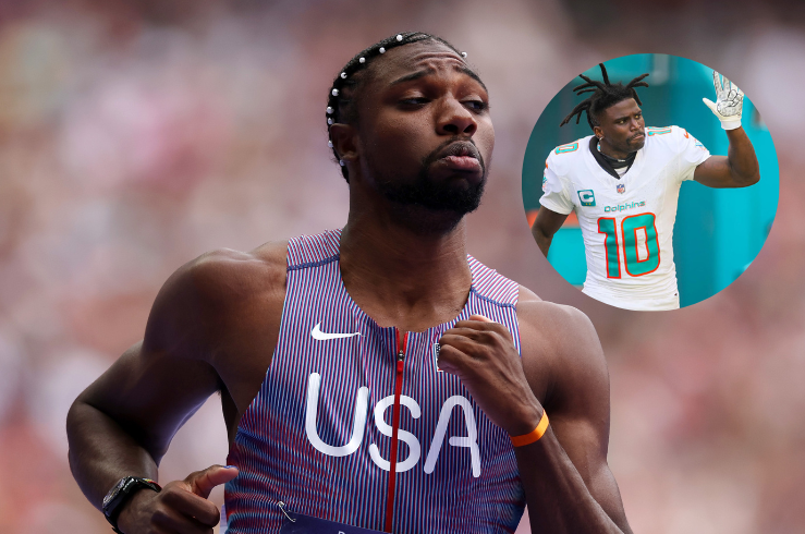 Noah Lyles' ultimatum to Tyreek Hil
