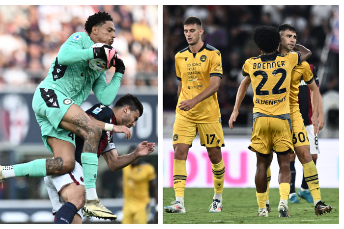 Maduka Okoye impress against Bologna