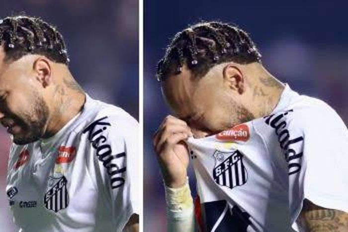 Neymar cries hot tears as Santos losses 6-0 to Vasco da Gama