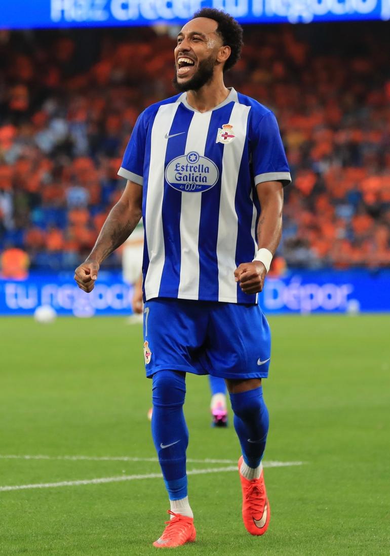 Aubameyang scored his first LaLiga goal in 8 years.