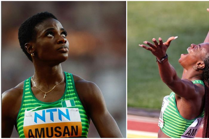 Tobi Amusan gave thanks to God after making history at the Diamond League |Pulsesports.ng