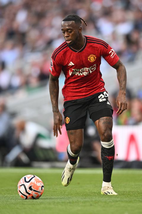 Aaron Wan-Bissaka in action for Man United || Credit: Imago