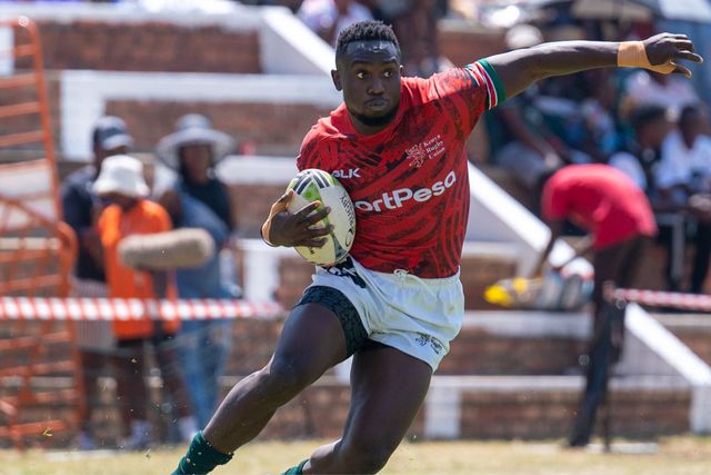 Kenya Sevens during the 2024 Paris Olympics qualifiers.
