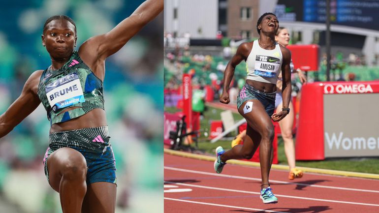 Owan Enoh took to social media to celebrate the success of Amusan and Brume. Image Credit - Imago/Diamond League - X- Matthew Quine