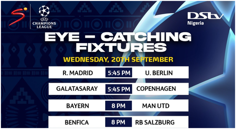 Interesting Returnees to Champions League set to offer live intriguing matches on DStv, GOtv