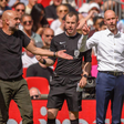 Pep Guardiola and Erik ten Hag on the sidelines || Image credit: Imago