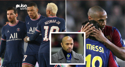 Messi struggled at PSG because of Neymar and Mbappe — Thierry Henry