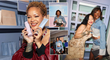 Star Power: Music goddess Rihanna fangirls Irish track star Rhasidat Adeleke at Fenty Hair launch in London