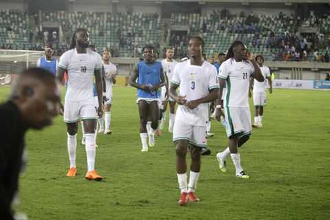 Fustrated Super Eagles players || Imago