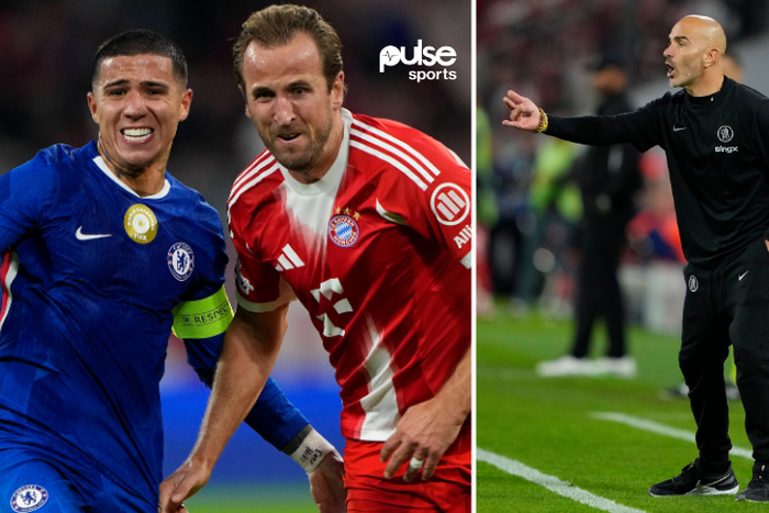 Chelsea boss Enzo Maresca discussed the defeat to Bayern Munich || Image credit: Imago