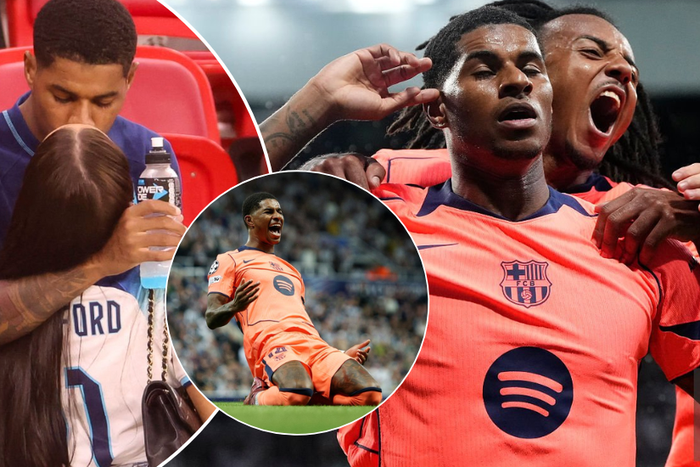 Barcelona hero Marcus Rashford sparks reactions after CRUSHING Newcastle