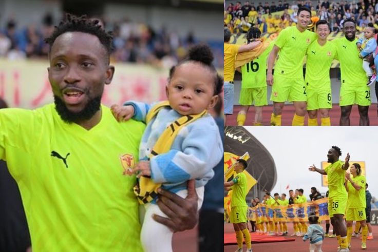 Chisom Egbuchulam helped Sichuan Jiuniu gain promotion to the Chinese Super League. Instagram/ Chisom Egbuchulam