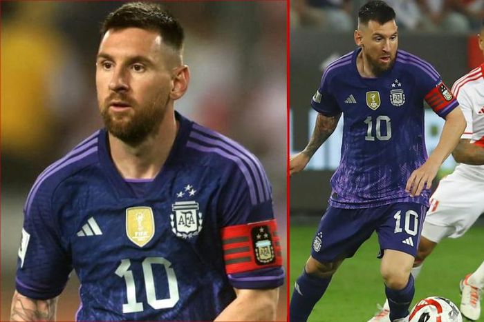 Lionel Messi in action against Peru || Image credit: Getty