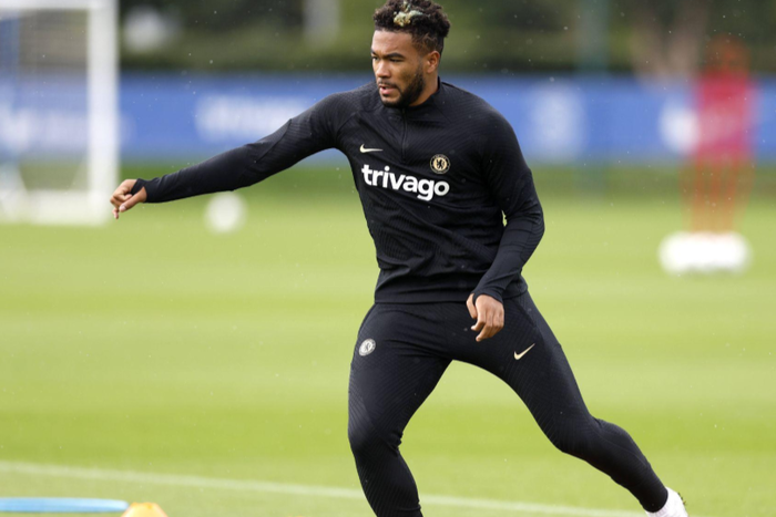 Chelsea captain Reece James in training || Image credit: Imago