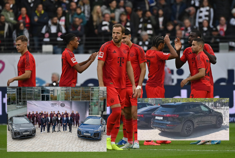 Harry Kane upgrades his Audi as Bayern Munich professionals receive new cars