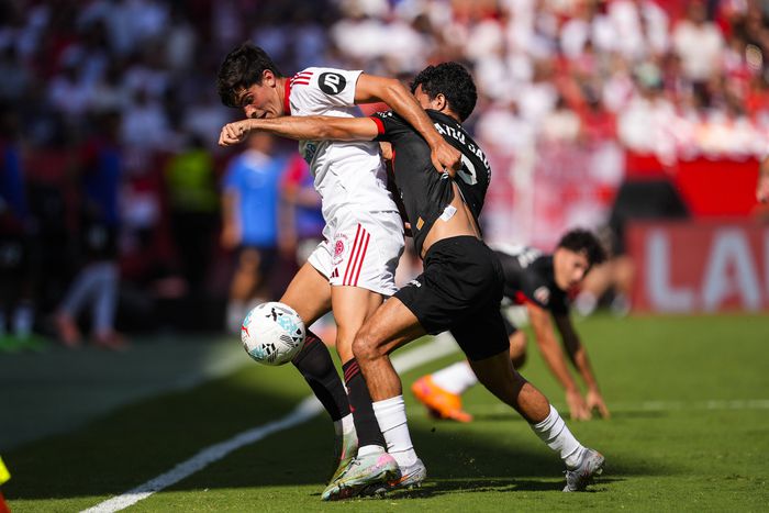 Juanlu Sanchez of Sevilla FC in action during the Spanish league, LaLiga EA Sports, football match played between Sevilla FC and RCD Mallorca