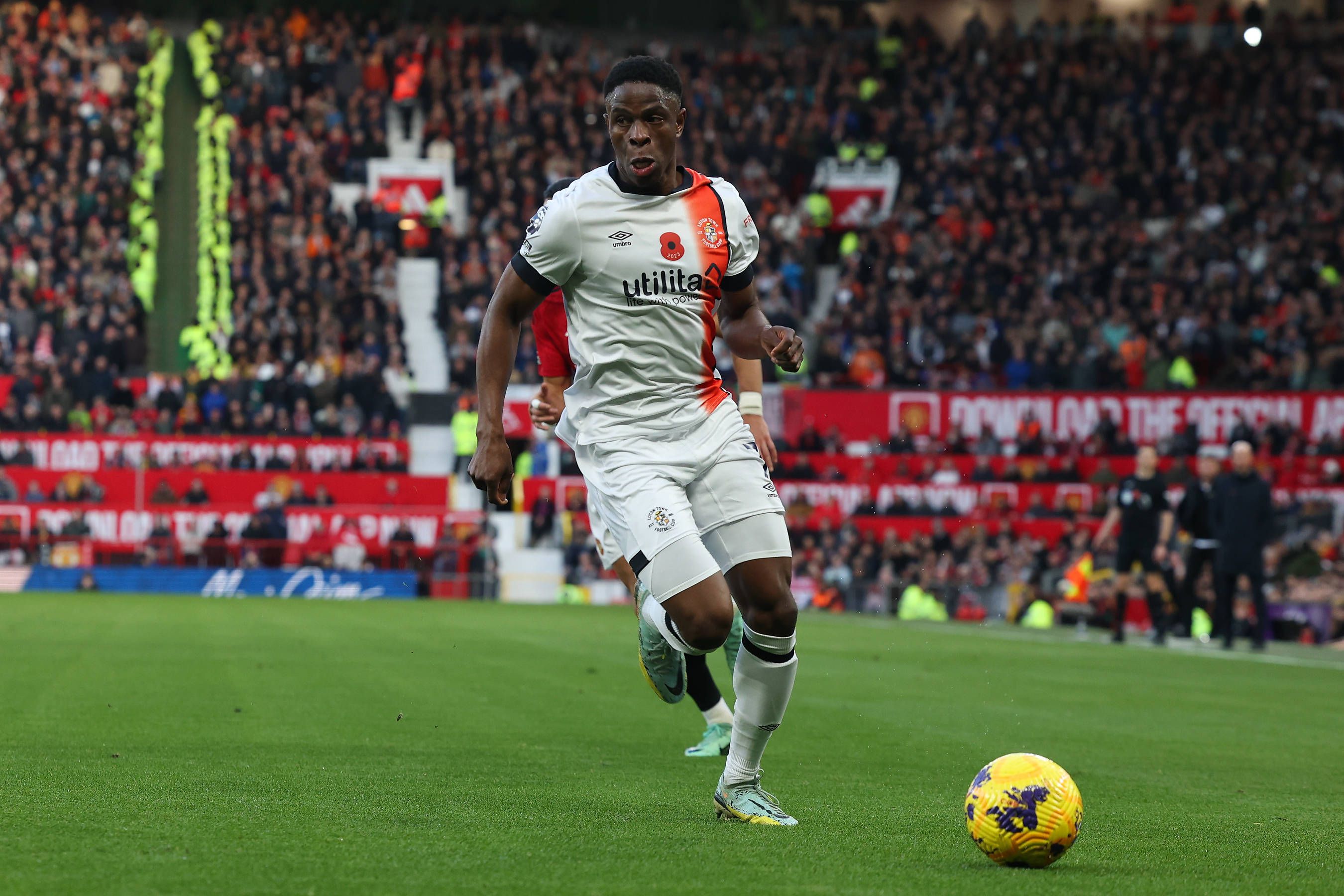 Nigerian-born Chiedozie Ogbene is the fastest player in the Premier League right now