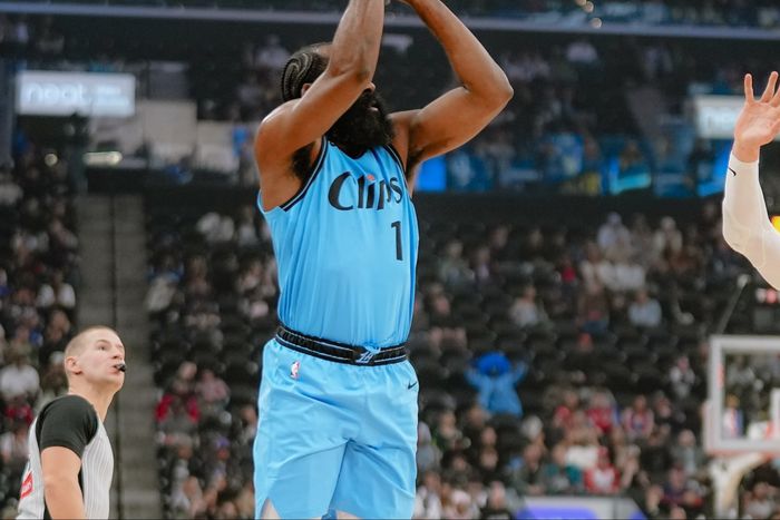 James Harden makes NBA history as the LA Clippers beat the Utah Jazz.