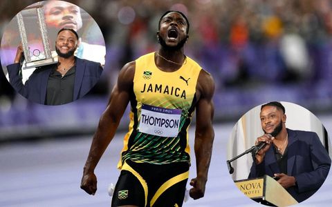 'Olympic salute'- Kishane Thompson brags as he receives major honour & cash reward in Jamaica