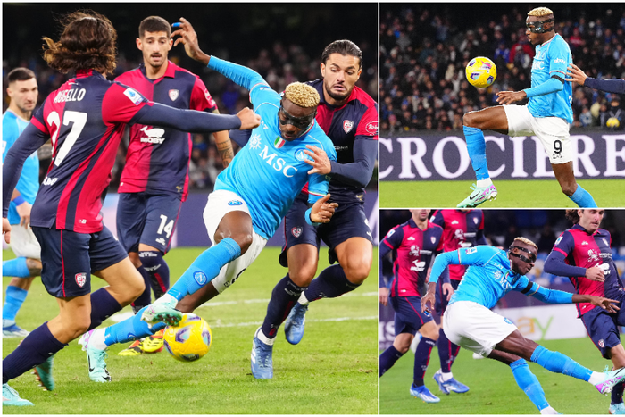Victor Osimhen produces a moment of magic for Napoli against Cagliari |Pulsesports.ng