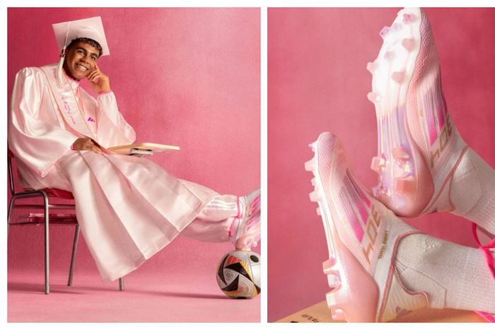 Adidas celebrate Barcelona star’s graduation