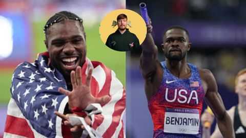 'They gave you the pyramids?' Noah Lyles, Rai Benjamin in shock over MrBeast's bold new project