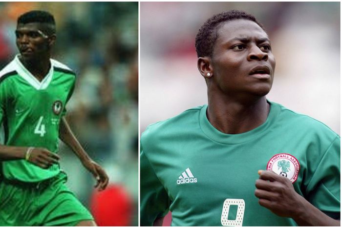 Nwankwo Kanu (left) and Obafemi Martins (right).