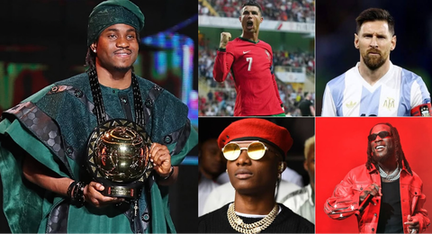 Ademola Lookman: African best settles GOAT debate between Ronaldo Messi, Wizkid and Burnaboy