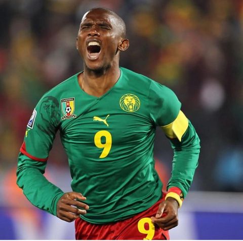 Samuel Eto'o and Benni McCarthy