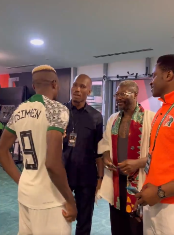 AFCON 2023: Watch Victor Osimhen Bows Down To Didier Drogba After Super ...