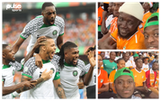 AFCON 2023: Watch Super Eagles fan in the midst of many Ivorians go viral after calling them losers