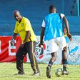 Tusker FC coach Robert Matano conducts training.