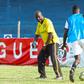 Tusker FC coach Robert Matano conducts training.