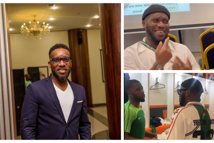 Kelechi Iheanacho begs JJ Okocha to always visit Super Eagles