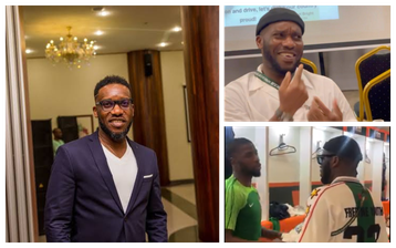 AFCON 2023: 'We need your blessings' - Kelechi Iheanacho begs JJ Okocha to always visit Super Eagles before games