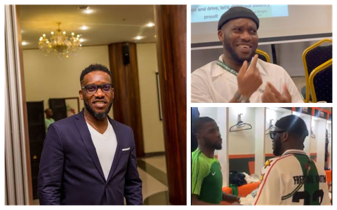 AFCON 2023: 'We need your blessings' - Kelechi Iheanacho begs JJ Okocha to always visit Super Eagles before games