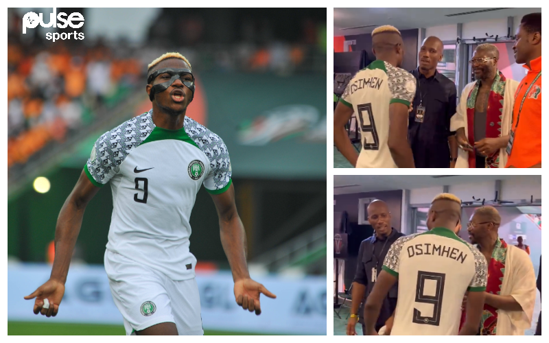 AFCON 2023: Watch Victor Osimhen Bows Down To Didier Drogba After Super ...