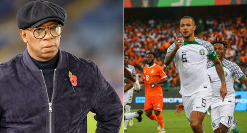 AFCON 2023: Ex-Arsenal star Ian Wright expresses his disappointment during Nigeria’s win over Ivory Coast