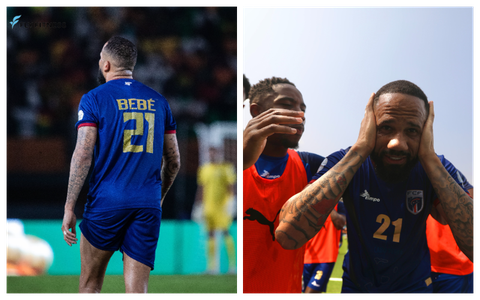 AFCON 2023: Another Uzoho? Watch Bebe score Mozambique's goalkeeper from the centre circle