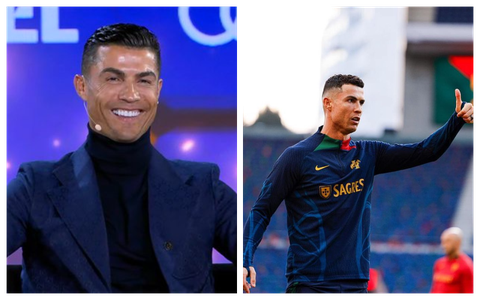Cristiano Ronaldo reveals retirement date at Globe Soccer Awards