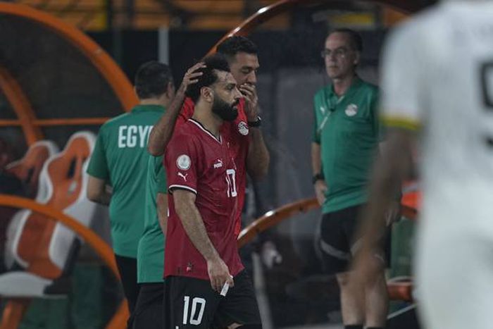 Mohamed Salah after being taken off against Ghana | Imago