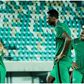 Troost-Ekong (left) and Osimhen (right) during a training session with the Super Eagles.