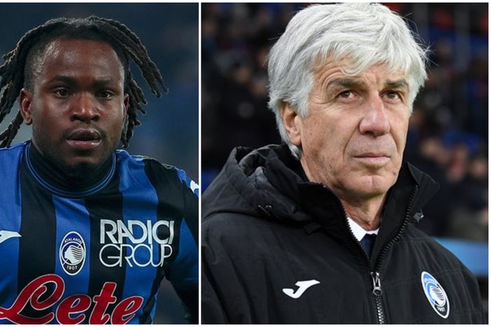 Ademola Lookman and Gian Piero Gasperini || Image credit: Imago