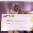 Homabay Electrician Wins Ksh 500,000 Daily Jackpot with Ksh 20 Stake on Maybets