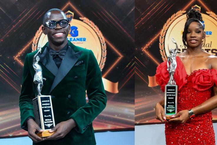 Oblique Seville and Tina Clayton Feted in Jamaica for Emulating Usain Bolt and Shelly-Ann Fraser-Pryce