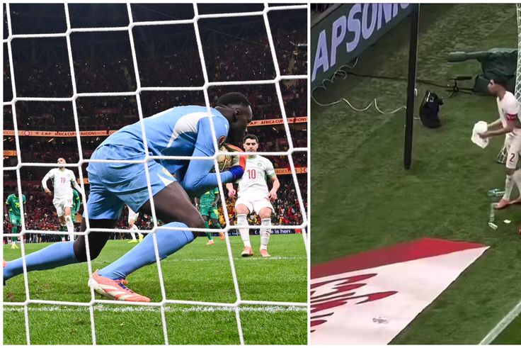AFCON 2025: Morocco's Hakimi caught on camera stealing Mendy’s towel in final defeat to Senegal